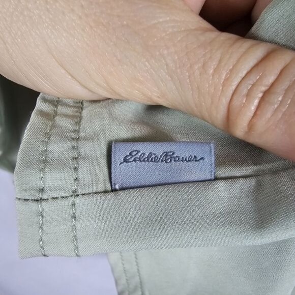 Eddie Bauer Departure 2.0 Long Sleeve Button Up Shirt XXL Stretchy Pastel Hiking - Picture 3 of 11